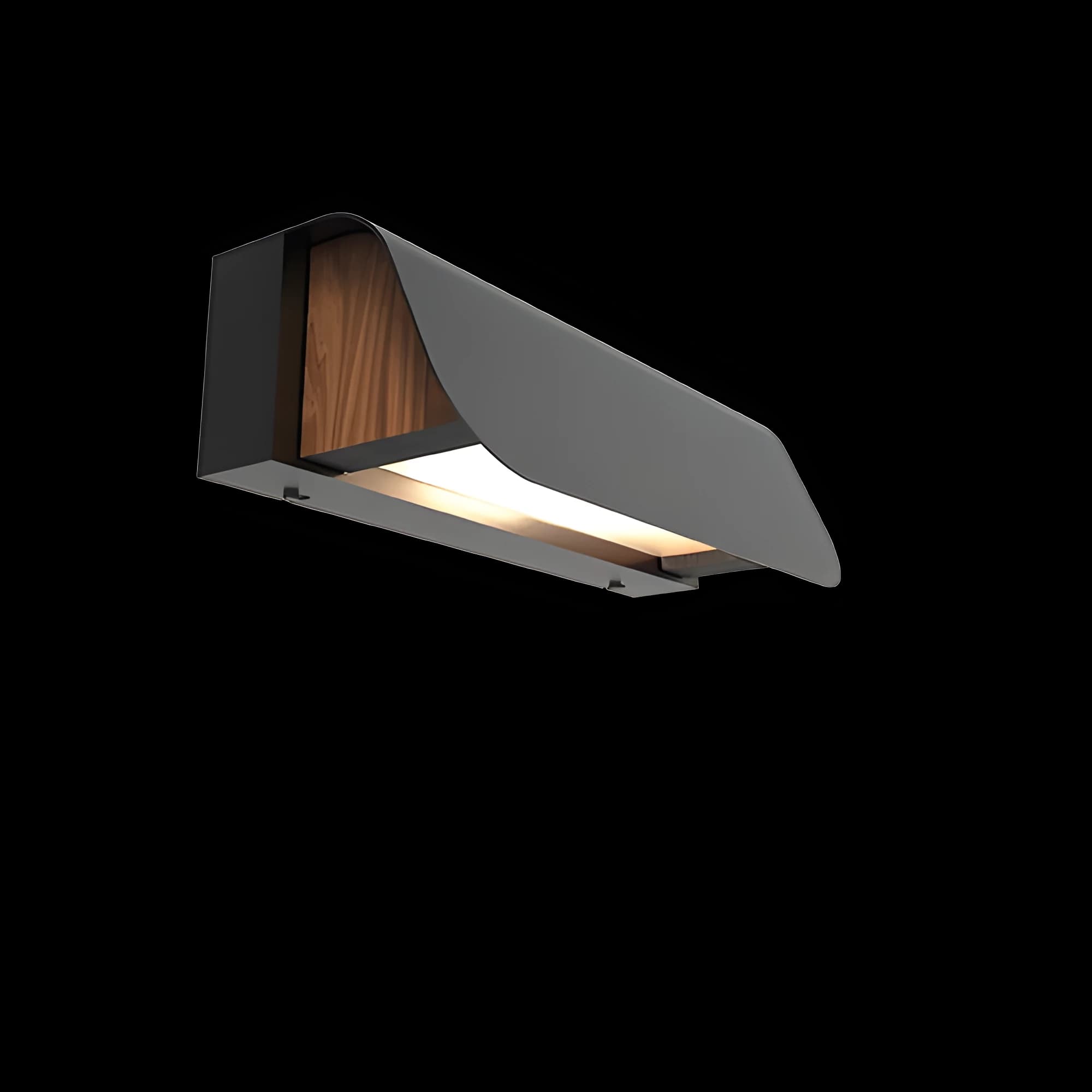 Aplique de pared Filé de metal y madera — Rodina