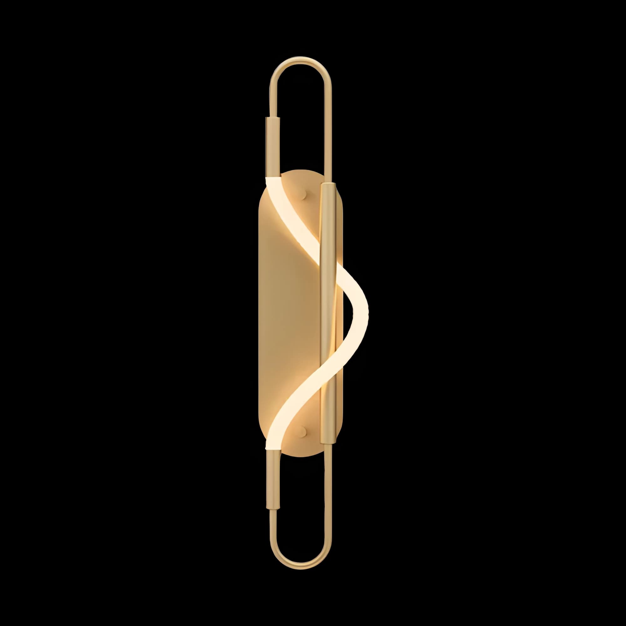 Aplique de pared Had de metal y textil — Rodina
