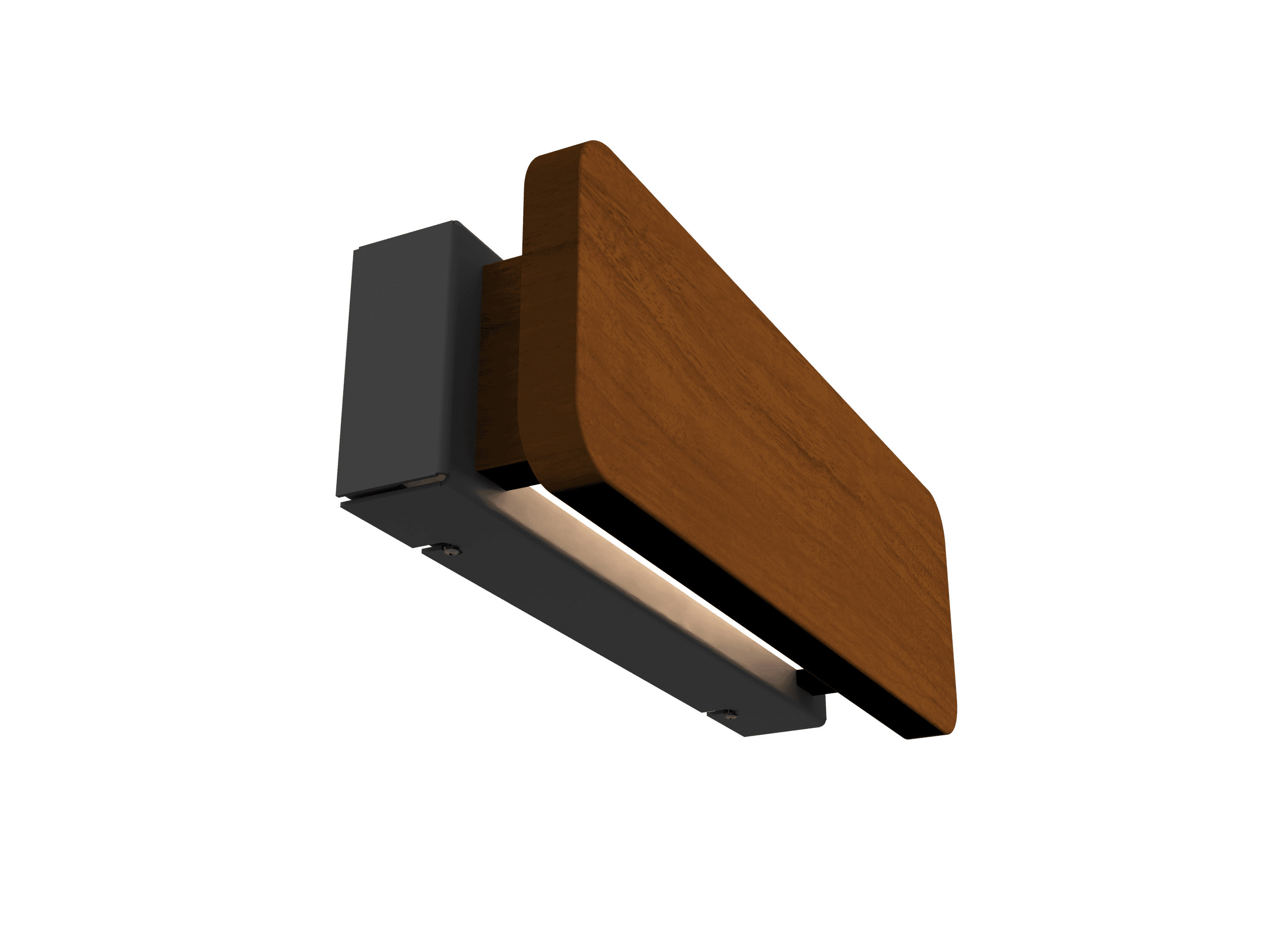 Aplique de pared Kai de madera y metal — Rodina